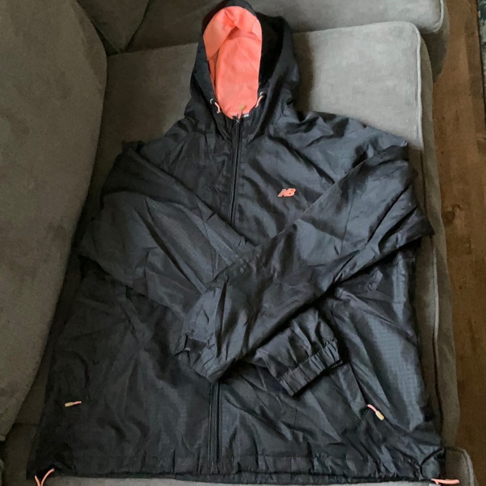 New Balance, Black and Pink Women’s Wind Breaker